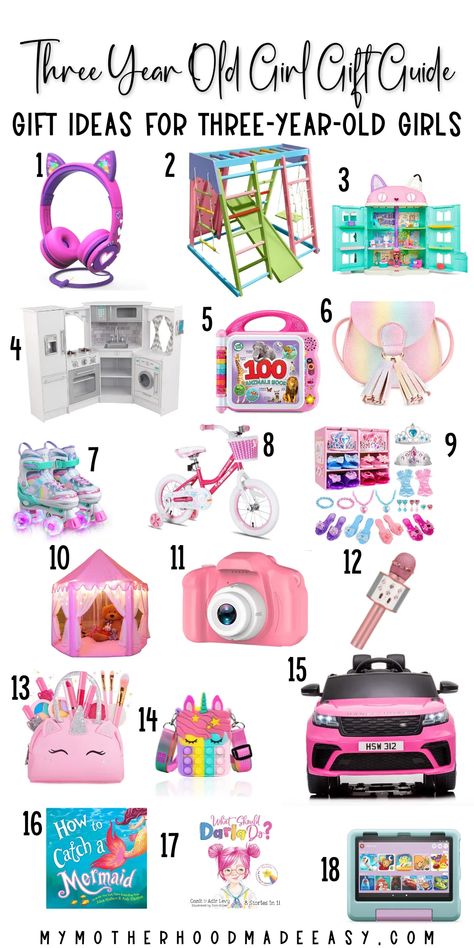 Best Gifts For 3 Year Girl, Christmas Gift Ideas For 4 Year Girl, Best Gifts For 4 Year Girl, Toys For 3 Year Girl, Gifts For 3 Year Girl, Gifts For 4 Year Girl, Gifts For 2 Year Girl, Gifts For 5 Year Girl, Family Gift Guide