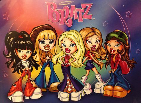 Bratz Poster, Bratz Logo, Bratz Art, Cartoon Paintings, Cheetah Print Wallpaper, The Bratz, Bratz Aesthetic, Bratz Doll Outfits, Brat Doll