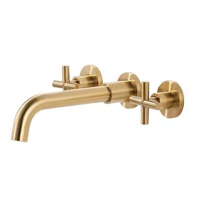 Sink faucets at Lowes.com: Search Results Gold Faucet Bathroom, Bathroom Wall Faucets, Brushed Nickel Bathroom Faucet, Nickel Bathroom Faucet, Wall Mount Bathroom Faucet, Wall Mount Faucet Bathroom Sink, Bathroom Faucets Brushed Nickel, Gold Faucet, Wall Faucet