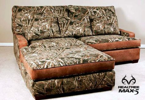 Would you put this #RealtreeMax5  camo sectional couch in your house or man cave? http://goo.gl/sMIz6s #RealtreeMax5 Camo Living Rooms, Camo Furniture, Ranch Layout, Camo Home Decor, Camo Rooms, Camo Decor, Camo Prom Dresses, Camo Prom, Camo Life