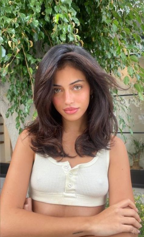 Short Layer Cut, Anna Hair, Brown Hair Inspo, Hair Color Streaks, Blonde Haircuts, Cindy Kimberly, Hair Color And Cut, Cut My Hair, Aesthetic Hair