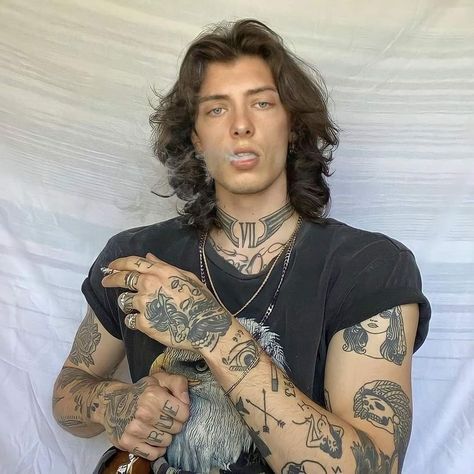 Men Shoulder Length Hairstyles, Mens Long Hair Layers, Guys With Shoulder Length Hair, Rocker Boy Aesthetic, Undercut Men Long Hair, Long Layered Hair Men, Men’s Long Hair, Male Long Hairstyles, God Of Fury