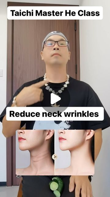 Taichi He on Instagram: "How to naturally reduce neck wrinkles ?

Necklace link in bio @taichihot
Search : good01

Taichi Master He @taichihot healthy methods.
Keep young ,healthy,balance,longevity.

All kinds of cute jewelry,high quailty.
Shop at : www.taichihot.com
Or Click link in bio @taichihot

#taichihot#taichi#qiflow#qigong#necklace#bracelet#ring#earring#jewelry#jewellery#Boutique#handmade#wrinkles#facialwrinkles#foreveryoung #longevity #fitness#massage" Reduce Neck Wrinkles, Neck Exercise, Neck Tightening, Jewellery Boutique, Neck Exercises, Facial Yoga, Neck Wrinkles, Neck Lift, Ring Earring