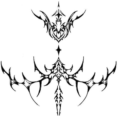 Tattoo Design Drawings Sternum, Cute Half Sleeve Tattoos, Sigil Tattoos For Women, Music Tattoos For Women Beautiful, Tattoo Underbust, Woman Chest Tattoo, Rave Tattoo, Underbust Tattoo, Sternum Tattoo Ideas