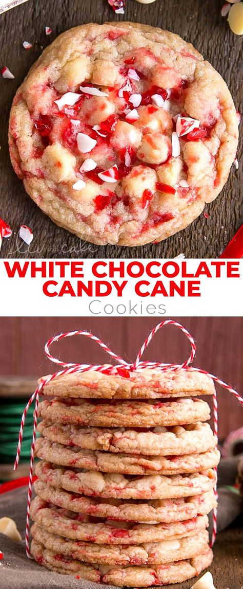 Chocolate Candy Cane Cookies, Candy Cane Cookie Recipe, White Chocolate Candy, Candy Cane Cookies, Oreo Dessert, Sour Patch, Köstliche Desserts, Savoury Cake, Candy Canes