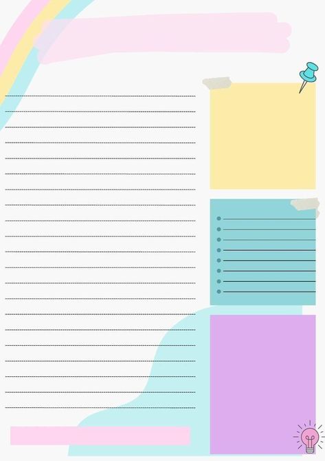 plannertemplates #islamicplanner #plannerpdf Digital Diary Template, Notepad Template, Free Digital Planner, خريطة ذهنية, Writing Paper Printable Stationery, Free Printable Stationery, Note Pad Design, Note Writing Paper, Writing Paper Printable