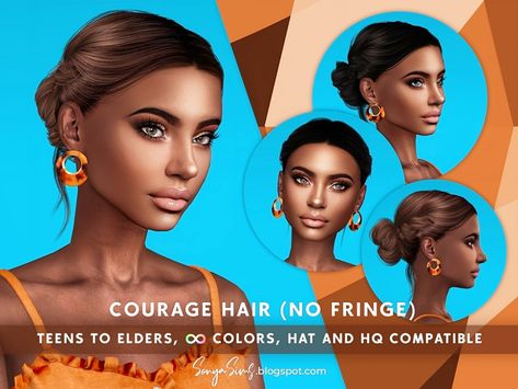 Sonyasims Hair, Sims 4 Daylife Sims Hair, Sonyasims Hair Cc, Sonya Sims Hair, Sims 4alpha Hair, Sims 4 Sonyasims Hair, Sims 4 Bun Hair, Sims 4 Sonya Hair, Sims 4 Simcelebrity00 Hair