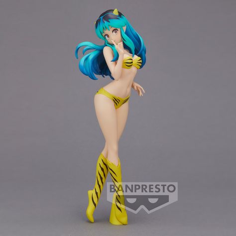 Urusei Yatsura - Lum Glitter&Glamours Figure (A Ver.) | Crunchyroll store Lum Urusei Yatsura, Urusei Yatsura, Multicolored Hair, Anime Figurines, Figure Poses, 11 59, Popular Anime, Figure Model, Drawing Reference Poses