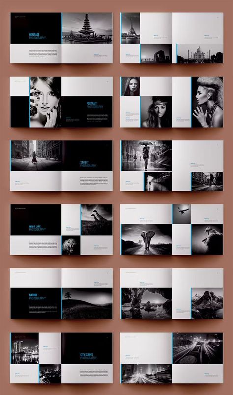 Photobook Template PSD. 36 Pages Magazine Cover Photography, Square Photobook Layout, Photobook Layout Ideas, Photobook Layout Templates, Photobook Layout Design, Photography Book Layout, Photo Book Layout Design, Photo Book Layout, Photobook Photography