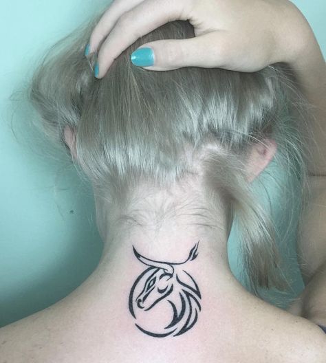 Taurus Tattoo Ideas, Taurus Symbol Tattoo, Mandala Tattoos For Women, Taurus Bull Tattoos, Taurus Symbols, Taurus Tattoo, Pin Up Girl Tattoo, Horoscope Tattoos, Bull Tattoos