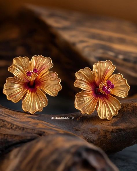 #fashion #accessories #necklace #earrings #hairaccessories #cute #midjourney #aiartwork #aiart #hibiscus #flower #aicommunity #productdesign Flower Design Jewellery, Hibiscus Earrings, Hibiscus Necklace, Art Appliqué, Pink Jewelry, Jewelry Lookbook, Hibiscus Flower, 2024 Fashion, Jewellery Design