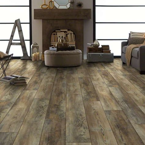 This style, This Is It, has all the rustic, farmhouse colors you have been searching for. Shaw Floors, Luxury Vinyl Plank Flooring, Durable Flooring, Best Flooring, Waterproof Flooring, Vinyl Plank Flooring, Wide Plank, Flooring Options, Plank Flooring