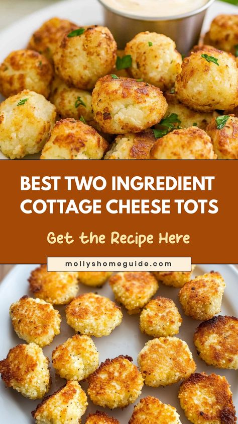 Ideas For Cottage Cheese, Lemon Cottage Cheese Pudding, Recipes For Cottage Cheese, Things To Add To Cottage Cheese, Cottage Cheese Potatoes, Cottage Cheese Tater Tots, Cottage Cheese Sides, Soft Food Diet Ideas, Cottage Cheese Low Calorie Recipes