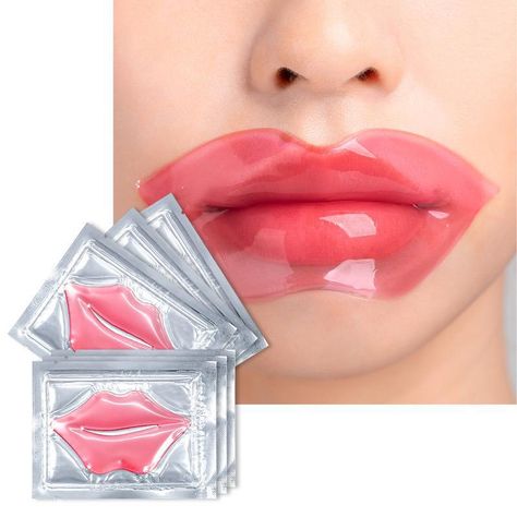 #fashion #facemask #skincare #trendy #lipcare Collagen Lip Mask, Lip Patch, Moist Lips, Crystal Lips, Tooth Powder, Smooth Lips, Lip Hydration, How To Exfoliate Skin, How To Line Lips