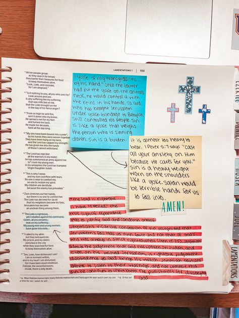 #bible #biblejournaling #christian #lamentations Bible Motivation, Bible Study Journal, Bible Notes, His Hands, Bible Journaling, Bible Study, Bullet Journal, Bible