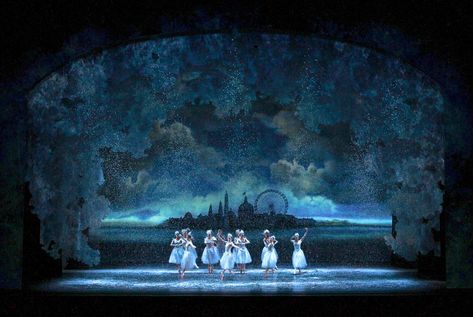 Nutcracker Set Design, Ballet Backdrop, Ballet Set Design, Anastasia Ballet, Scenic Design Theatres, Projection Design, Ballet Nutcracker, La Sylphide, Ballet Decor