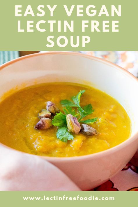 Fall Harvest Vegetable Lectin Free Soup - Dairy Free, Vegan, Paleo Dairy Free Products, Dr Gundry Recipes, Soup Dairy Free, Lectin Free Foods, Plant Paradox Diet, Lectin Free Diet, Lectin Free, Lactose Free Diet, Recipes Soup