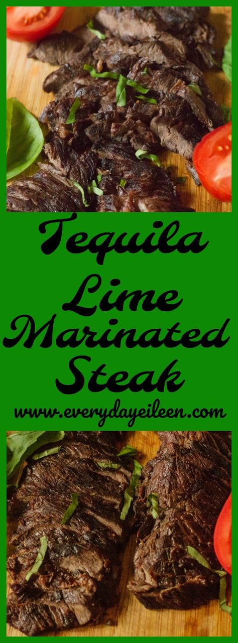 tequila lime marinated hangar steak Tequila Marinade, Hangar Steak, Pork And Veggies, Lovers Lane, Easy Meal Ideas, Steak Marinade, Marinated Steak, Cooking For A Crowd, Marinade Recipes