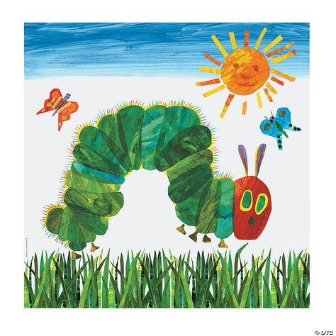 Hungry Caterpillar Backdrop, Back To School Night, Beloved Book, The Very Hungry Caterpillar, Print Painting, Eric Carle, Office Hotel, Very Hungry Caterpillar, Very Hungry