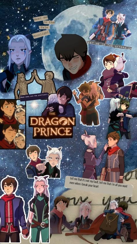 ⭐️Rayllum⭐️#thedragonprince #dragonprince #rayllum #callumtdp #raylatdp #star #moon #netflix Rayllum Wallpaper, Tdp Wallpaper, The Dragon Prince Aesthetic, Soren The Dragon Prince, The Dragon Prince Wallpaper, Prince Wallpaper, Dragon Price, Rayla Dragon Prince, Aesthetic Drawings