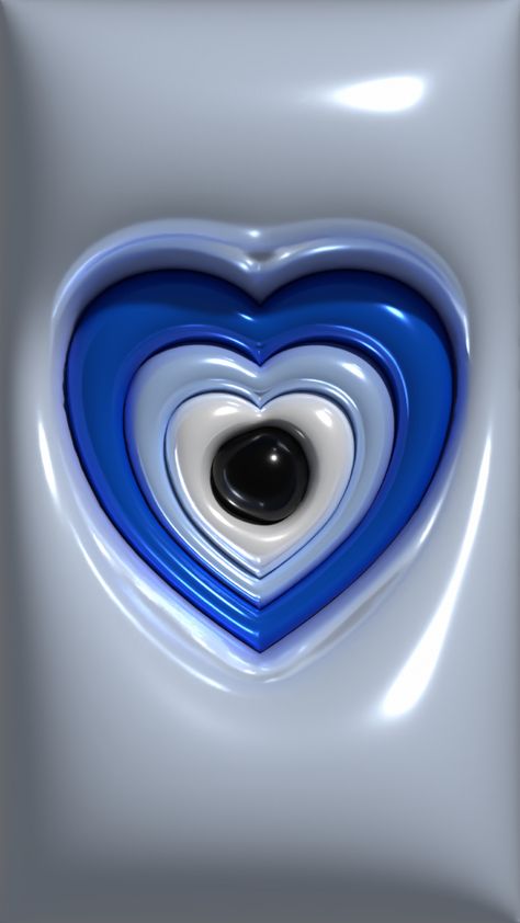 Love heart shape evil eye blue 3D mobile wallpaper 3d Evil Eye Wallpaper, Evil Eye Lockscreen, Protection Wallpaper, 3d Lockscreen, Evil Eye Wallpaper, Eye Wallpaper, Trippy Iphone Wallpaper, Y2k Background, Jelly Wallpaper