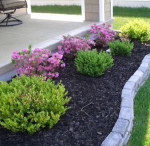 Improve your curb appeal on a budget with these DIY landscaping ideas. There are design ideas for front and backyard landscaping, which includes small yard landscaping ideas. From DIY edging to low maintain garden ideas, there are plenty of cheap and easy landscaping ideas to choose from. Landscaping Around The House Foundation, Landscape Ideas For Small Areas, Landscape Border Around House, Easy Curb Appeal Ideas Landscaping, Easy Cheap Front Yard Landscaping, Front Lawn Flower Beds, Landscape Small Garden Ideas, Front Yard Foundation Landscaping, Simple Diy Landscaping