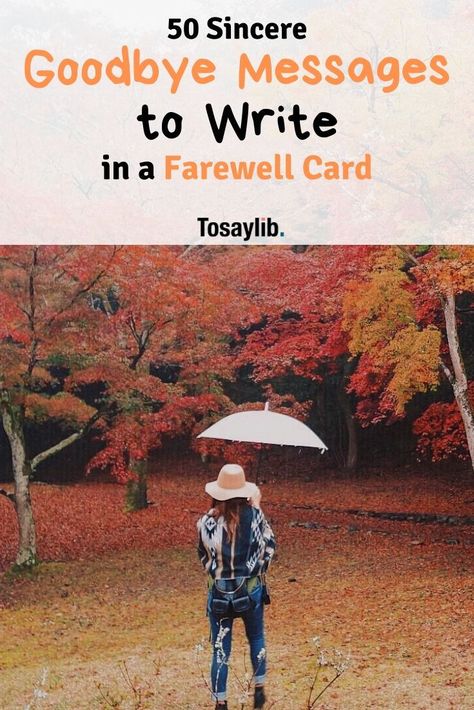 50 sincere goodbye messages to write in a farewell card    Saying goodbye in person is hard enough, but having to write these goodbye messages to coworkers can be a daunting task indeed.    #goodbyemessages #farewellmessages #farewellcard How To Say Goodbye To Coworkers, Farewell Coworker Message, Goodbye To Coworker Messages, Goodbye Coworker Quotes, Last Day At Work Goodbye Quotes, Saying Goodbye To Coworkers, Goodbye Card Ideas, Cute Goodbye Cards, Goodbye Message To Coworkers