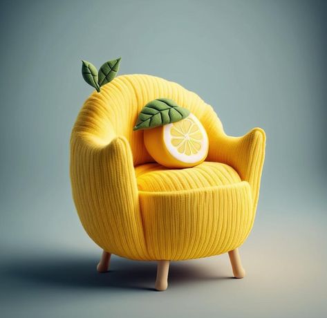 Fruit Chair, Poltrona Design, Vegetable Design, Funky Chairs, Unusual Furniture, Beautiful Sofas, Funky Furniture, Luxury Kitchens, Dream House Decor