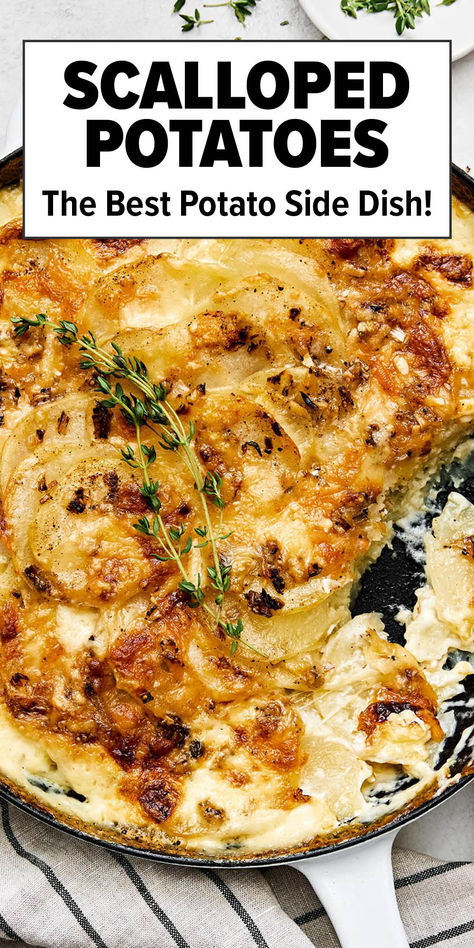 Scalloped potatoes recipe. Best Scalloped Potatoes Recipe Easy, Scallop Potatoes Recipes, White Potato Recipes, Fish Side Dishes, The Best Scalloped Potatoes, Celebration Recipes, Easy Scalloped Potatoes Recipe, Best Scalloped Potatoes, Scalloped Potatoes Easy