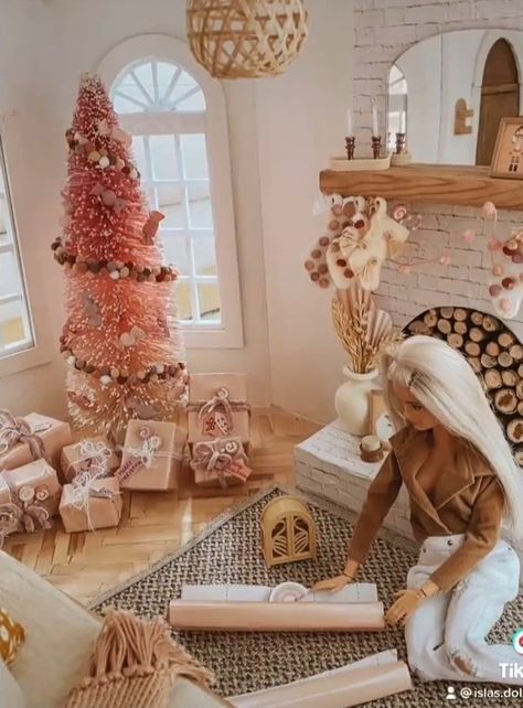 Boho Barbie, Realistic Barbie, Barbie House Furniture, Barbie Christmas, Crochet Princess, Barbie Miniatures, Barbie Summer, Barbie Ideas, Barbie Room