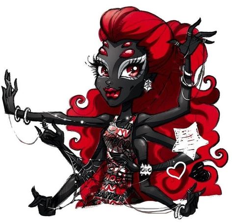 Monster High on Instagram: “Wydowna Spider🕷❤ × Link: https://pin.it/4bkNATY” Monster High Spider, Wydowna Spider, Spider Monster, Monster High Wiki, Hawaiian Nails, Spider Book, Movie Action, High Characters, Moster High