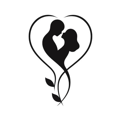 Trace Art, Editing Png, Romantic Love Couple, Tracing Art, Jewelry Template, Couple Silhouette, Silhouette Stencil, Wedding Glasses, Metal Art Sculpture