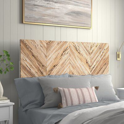 Bohemian Style Bedding, Wood Panel Headboard, Boho Headboard, Headboard Wood, Chevron Headboard, Bedroom Redesign, Moody Bedroom, Queen Headboard, Headboard Designs