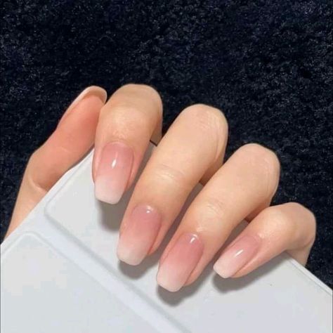 Ombre Nails Natural, Nails Ideas Natural, Natural Acrylic Nails Short, Natural Nail Acrylic, Natural Ombre Nails, Nail Ideas Natural, Nails Natural Acrylic, Natural Nails Ideas, Nails Short Natural