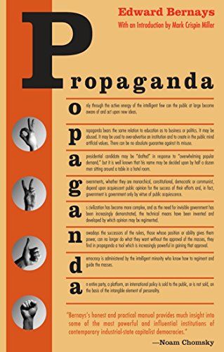 9780970312594 - Propaganda by Edward Bernays, Used - AbeBooks Edward Bernays, Noam Chomsky, Public Information, Public Opinion, Free Pdf Books, Sigmund Freud, Book Summaries, What To Read, E Reader