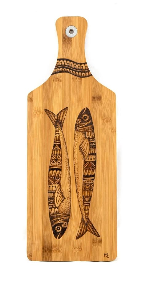 Wood Burn Designs, Kitchen Farmhouse Decor, Wood Burning Tool, Woodburning Projects, Pyrography Art, Salmon Fish, Woodworking Inspiration, Wood Burning Crafts, Wood Burning Patterns