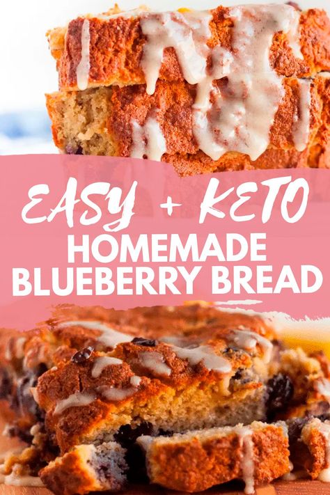 Sweet bread recipes make such a tasty breakfast with a piping hot cup of coffee! My Homemade Keto Blueberry Bread Recipe is a delicious treat. Combining delicious blueberries with zesty lemon gives this recipe the incredible flavor you imagine without all of the carbs you dread! Keto Blueberry Bread, Blueberry Bread Recipe, Keto Bread Recipe, Desayuno Keto, Keto Blueberry, Bread Sweet, Best Keto Bread, Postre Keto, Blueberry Bread