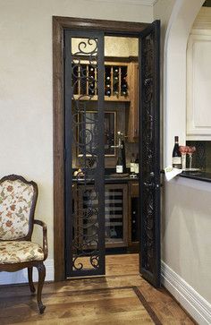 Converted Closet, Wine Cellar Door, Wine Closet, Home Wine Cellars, Wine Cellar Design, Cellar Design, Attic Renovation, Attic Bedroom, Ideas Pictures