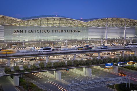 Exterior View Airport Map, San Francisco Airport, San Francisco International Airport, Airports Terminal, Fear Of Flying, Golden Gate Park, Airline Flights, Upper West Side, Aviation Industry