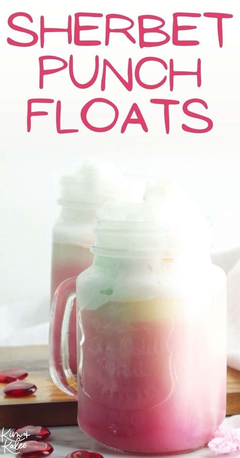 If you're looking for an amazingly easy and delicious ice cream punch, this Unicorn Rainbow Sherbet Float Punch with Sprite is perfect for any party!! Your guests will love the individual mugs of rainbow sherbet, and it makes it so simple to make for a party! Punch With Sprite, Sherbet Float, Ice Cream Punch, Ice Cream Float Recipes, Sherbet Ice Cream, Floats Drinks, Sherbet Punch, Float Recipes, Fun Drink Recipe