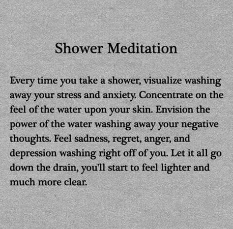 Wall Notes, Shower Meditation, Let It All Go, Forehead Kisses, Spiritual Health, Mind Body Soul, Manifestation Quotes, Amazing Quotes, Negative Thoughts