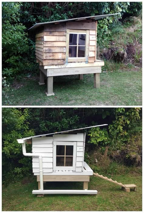 Pallet Coop, Chicken Coop Pallets, Portable Chicken Coop, Diy Chicken Coop Plans, Coop Design, 1001 Pallets, Best Chicken Coop, Coops Diy, Chicken Coop Designs