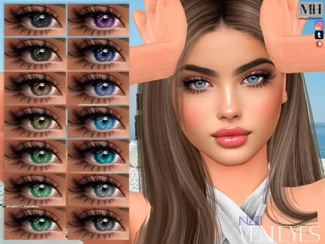 The Sims Resource - Veni Eyes N221 Sims 4 Cc Free Downloads Eyes, Sims 4 Cc Skin Eyes, Sims 4 Vampire Diaries, Sims Cc Women, The Sims 4 Cc Makeup, Ts4 Eyes, Sims Cc Alpha, Cc Sims 4 Makeup, Old Eyes