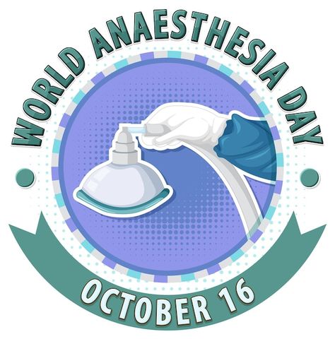 Free vector world anaesthesia day logo d... | Free Vector #Freepik #freevector #empty-banner #cartoon-logo #blank-banner #cartoon-drawing World Anaesthesia Day Images, World Anesthesia Day, World Anaesthesia Day, Anesthesia Day, Day Logo Design, Banner Cartoon, Day Logo, Blank Banner, Logo D