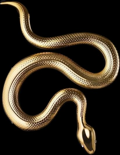 Tattoo Studio Interior, Black And Gold Aesthetic, Gold Png, Golden Snake, Snake Wallpaper, Gold Tattoo, Snake Art, Png Aesthetic, Gold Aesthetic