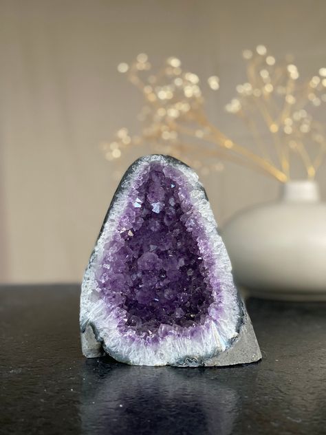 Excited to share the latest addition to my #etsy shop: Deep Purple Amethyst cathedral geode, Unique raw crystal cluster, self stand https://etsy.me/3agGtJV #purple #amethystcluster #healingcrystals #naturelovergift #amethystgeode #amethystgifts #mindfulnessgift Scorpio Crystals, Amethyst Decor, Purple Aura Quartz, Amethyst Rock, Open Pit, Purple Aura, Amethyst Cathedral, Crystal Aesthetic, Deep Purple Color