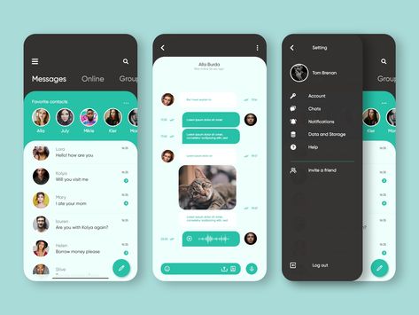 WhatsApp App Redesign by Eduard lavdor การออกแบบ Ui Ux, Social App Design, Desain Ux, Whatsapp App, App Redesign, App User Interface, Ui Design Mobile, App Design Layout, Ux App Design