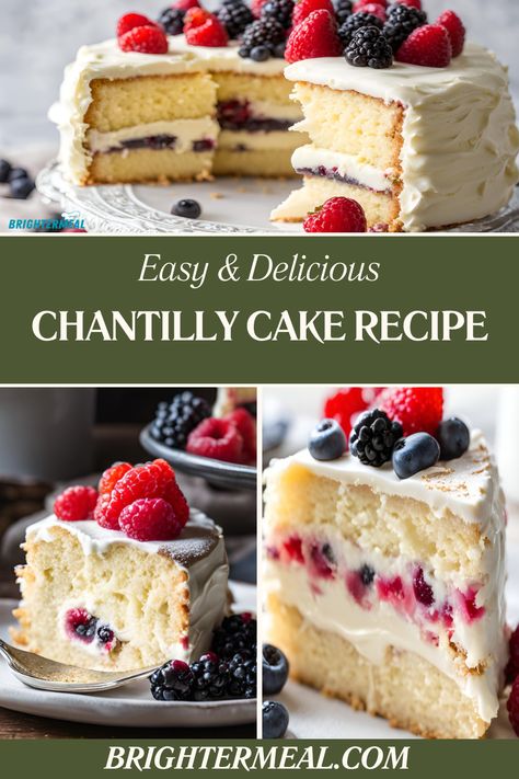 Chantilly Cake Recipe Homemade Chantilly Cake, Chantilly Sheet Cake Recipe, 3 Tier Cake Recipes, Lemon Chantilly Cake, Chantilly Lace Cake, Chantilly Cake With Box Cake, Chantelle Cake, Lady Finger Cake Recipe, Casada Cake Recipe