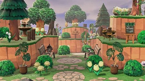 Animal Crossing Mountain Ideas, Animal Crossing Entrance Ideas Close To Resident Services, Acnh Mountain, Acnh Entrance Designs, Animal Crossing Island Inspiration, Acnh Cottagecore, Animal Crossing 3ds, Animals Crossing, Ac New Leaf