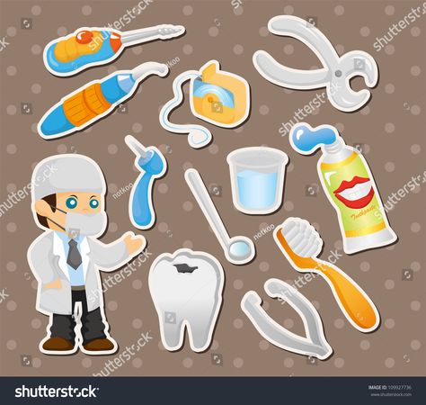 cartoon dentist tool stickers #Ad , #Sponsored, #dentist#cartoon#stickers#tool Tooth Caries, Health Preschool, Dentist Cartoon, Dental Health Preschool, Office Cartoon, Dentist Doctor, Dentist Humor, Cute Tooth, Happy Cartoon